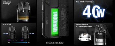 Lost Vape Thelema Elite 40W 1400mAh KIT (Emerald Green)